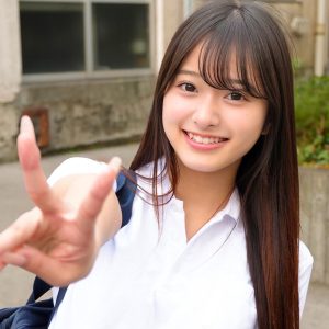 orecz434かほ（花守夏歩）俺の素人-Z-｜制服女子×ゴム無し